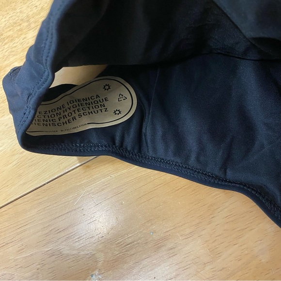 One Piece Swimsuit Size Large Womens Black Gray Stretch - Picture 12 of 12